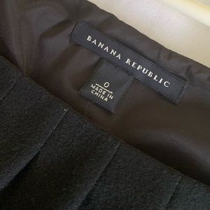 Banana Republic black wool dress